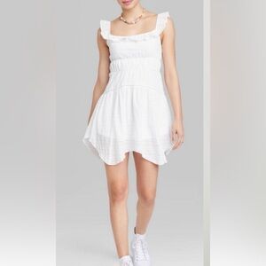 Wild fable women ruffled dress size M